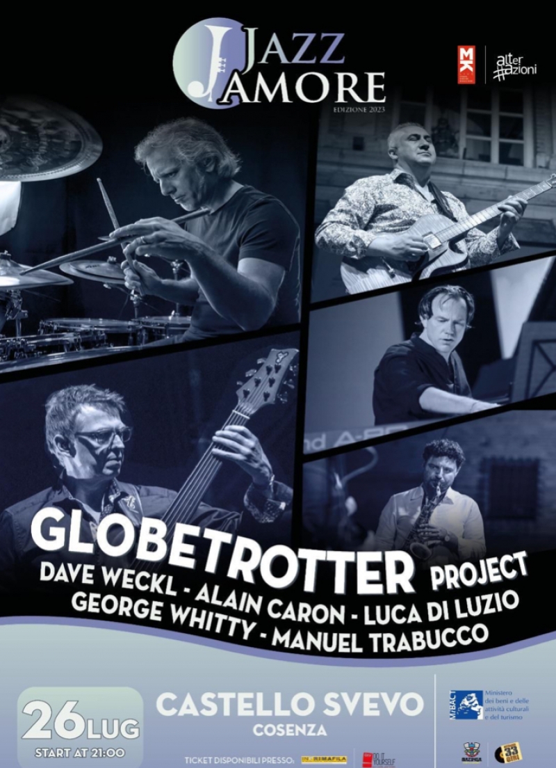 JazzAmore, al Castello Svevo arriva il Globetrotter Project di Luca di Luzio