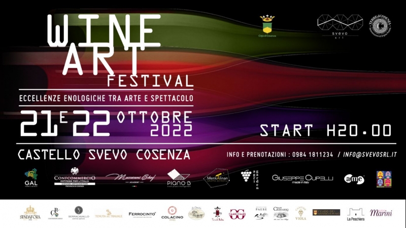WineArt Festival (Quarta edizione) - ECCELLENZE ENOLOGICHE | ARTE | SPETTACOLO