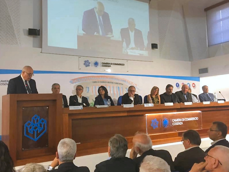 Camera di Commercio di Cosenza: Algieri presenta il Bilancio di Mandato