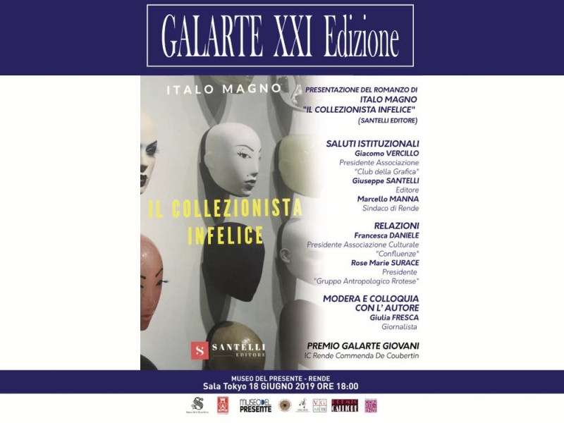 Il Premio Galarte, XXI Edizione, allo scrittore Italo Magno