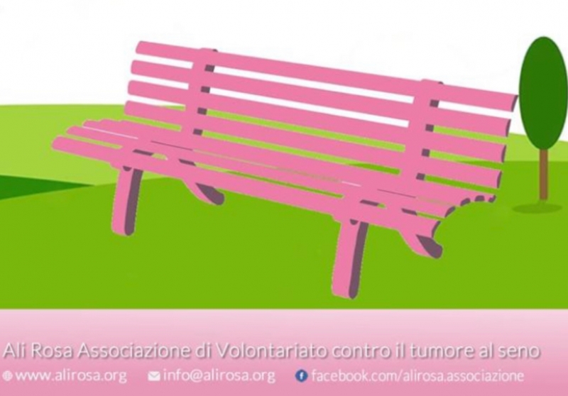 Rende, il 3 febbraio si inaugura la panchina rosa per sensibilizzare sulla prevenzione del tumore al seno