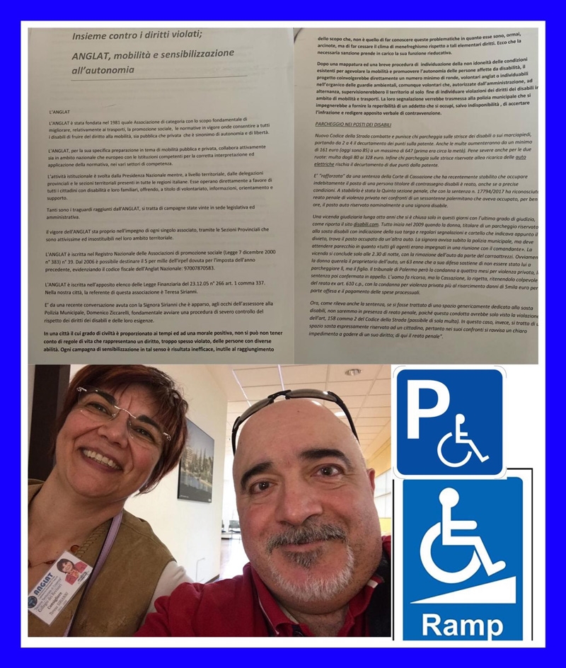 Gli Assessori Artese e Ziccarelli annunciano che già dalla prossima settimana ci saranno controlli e sanzioni più severi per chi viola i diritti delle persone con disabilità.