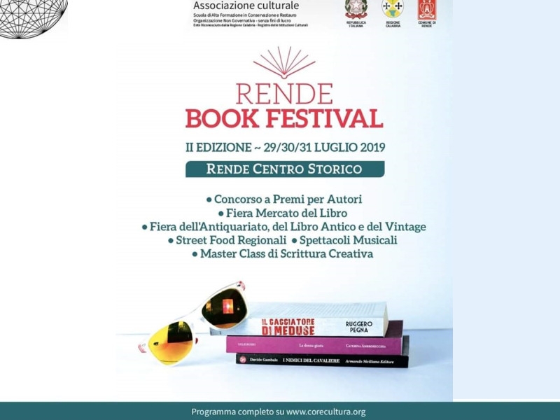 Ritorna il RENDE BOOK FESTIVAL con la sua seconda edizione