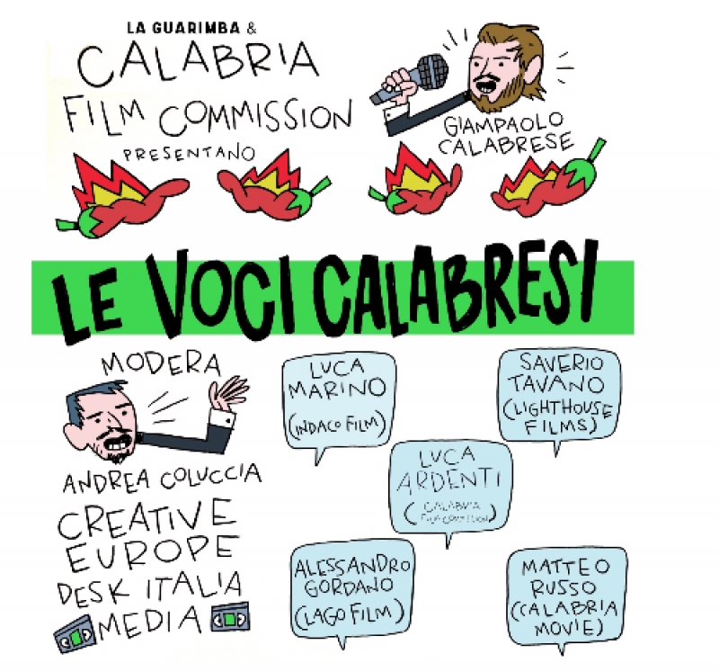 LA GUARIMBA e LA CALABRIA FILM COMMISSION presentano “Le voci calabresi del Media talents”