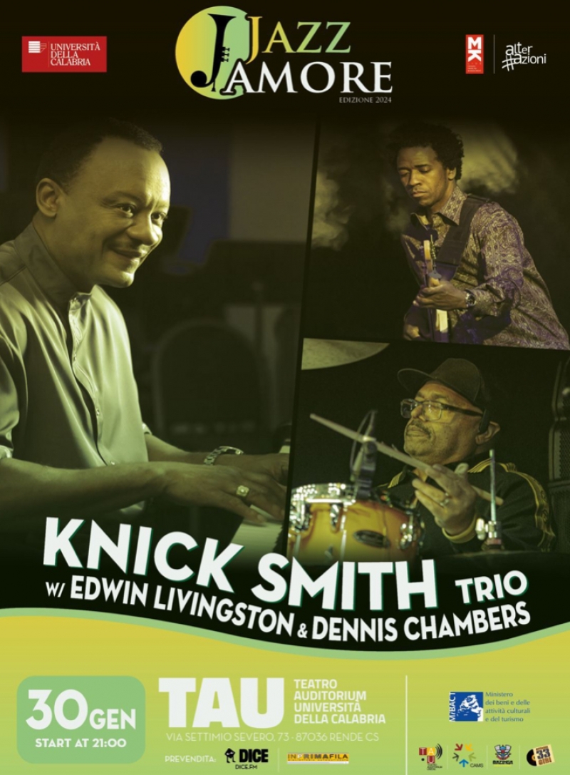 Al via la terza stagione di JazzAmore con il Knick Smith Trio feat Dennis Chambers.